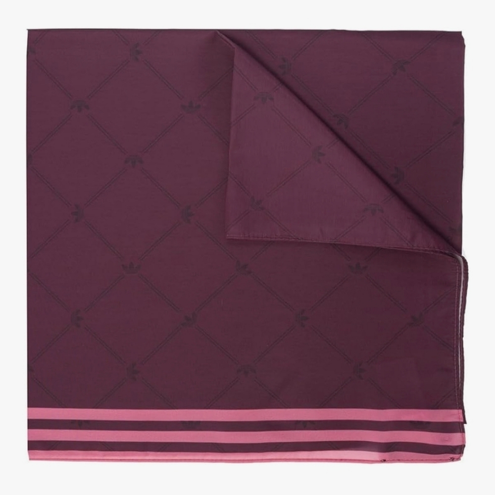 Adidas Headwrap Scarf Crimson Red NWT Lightweight Gorgeous Color 75"×27"